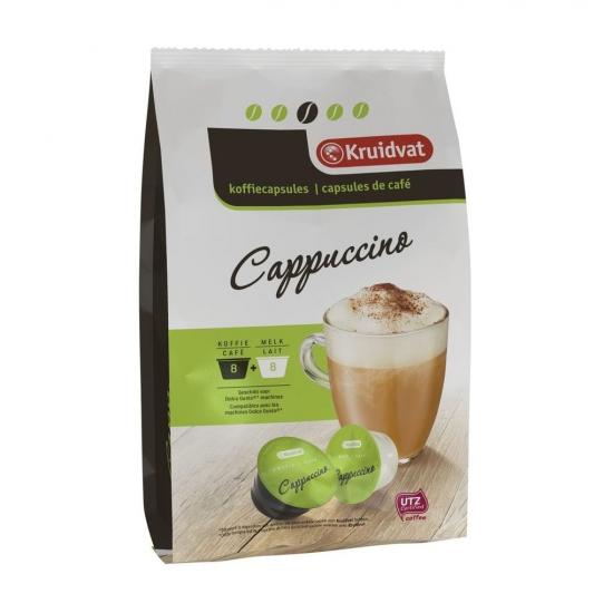 Kruidvat Cappuccino Koffiecapsules Kruidvat Cappuccino Koffiecapsules