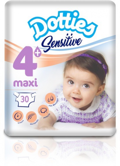 Dotties Sensitive Luier Maxi+ 4