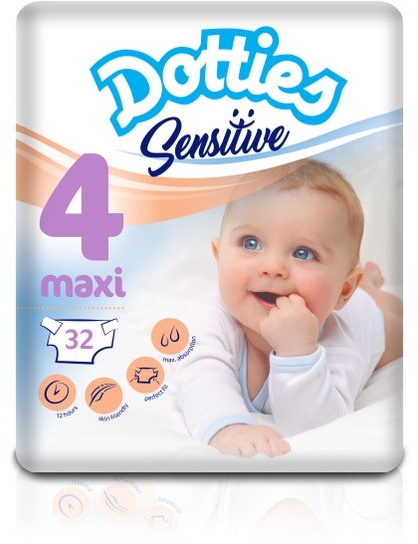 Dotties Sensitive Luier Maxi 4