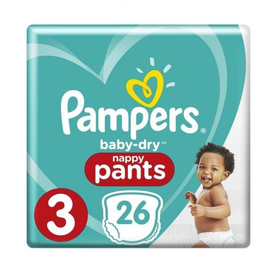 Pampers Baby-Dry Pants Maat 3 Luierbroekjes