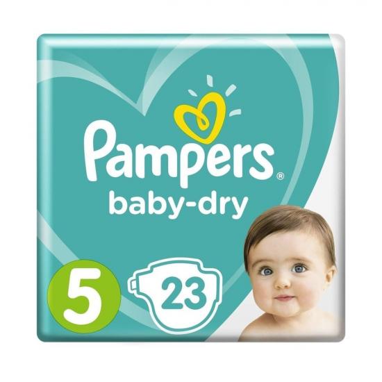 Pampers Baby-Dry Maat 5 11-16 kg Luiers Pampers Baby-Dry Maat 5 11-16 kg Luiers