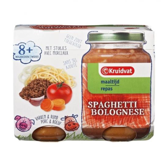 Kruidvat 8+ Maanden Spaghetti Bolognese Maaltijd