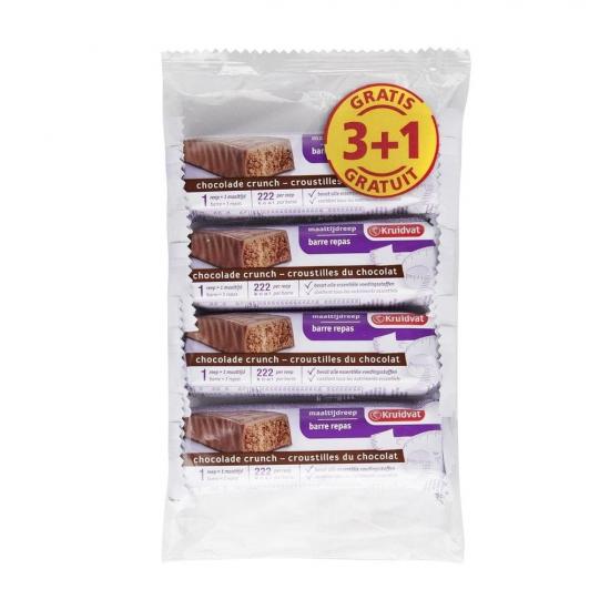 Kruidvat Chocolade Crunch Maaltijdreep Kruidvat Chocolade Crunch Maaltijdreep