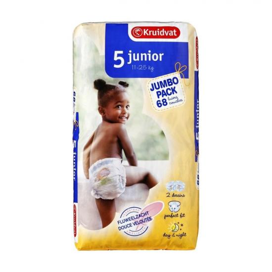 Kruidvat 5 Junior Luiers Jumbopack Kruidvat 5 Junior Luiers Jumbopack