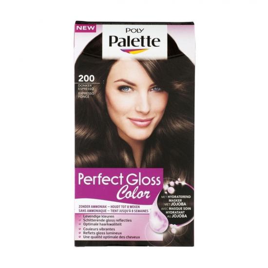 Schwarzkopf Poly Palette Perfect Gloss 200 Donker Espresso Haarverf Schwarzkopf Poly Palette Perfect Gloss 200 Donker Espresso Haarverf
