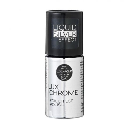 Catrice LuxChrome LiQuid Silver Foil Effect Polish Catrice LuxChrome LiQuid Silver Foil Effect Polish