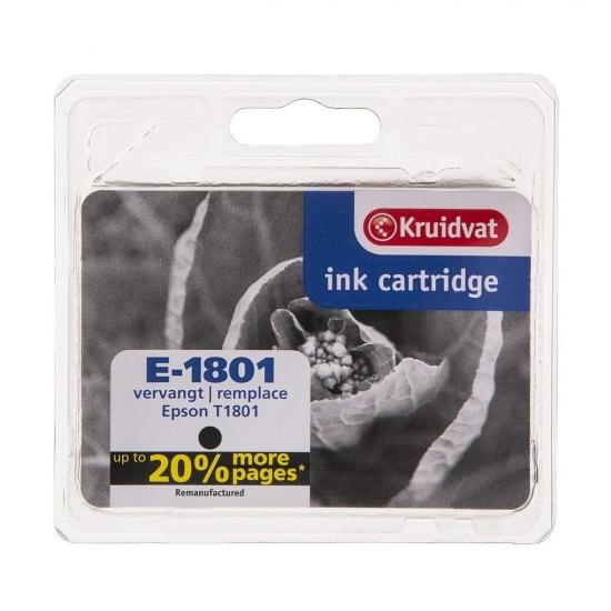 Kruidvat E-1801 Zwart Inktcartridge