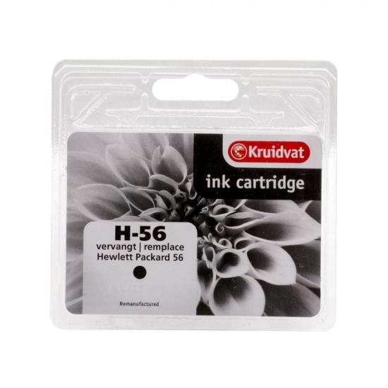 Kruidvat H-56 Zwart Inktcartridge