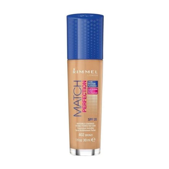 Rimmel Match Perfection 402 Bronze Foundation Rimmel Match Perfection 402 Bronze Foundation
