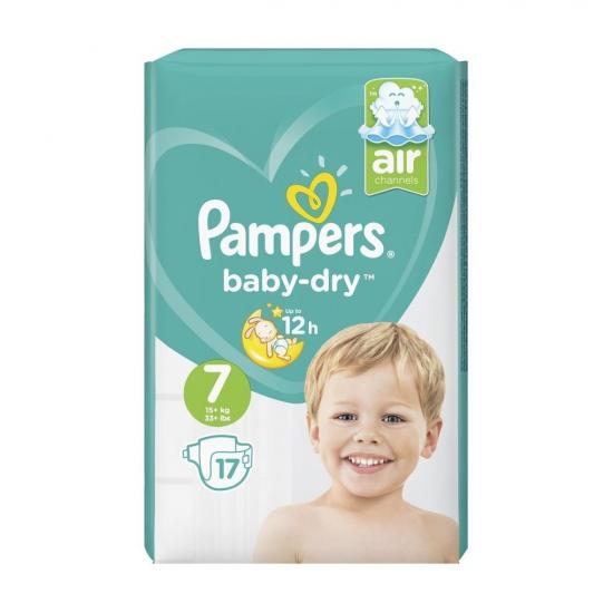 Pampers Baby-Dry Maat 7 15+ kg Luiers