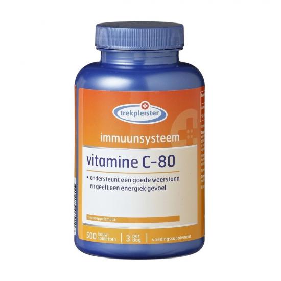Trekpleister Immuunsysteem Vitamine C-80 Kauwtabletten