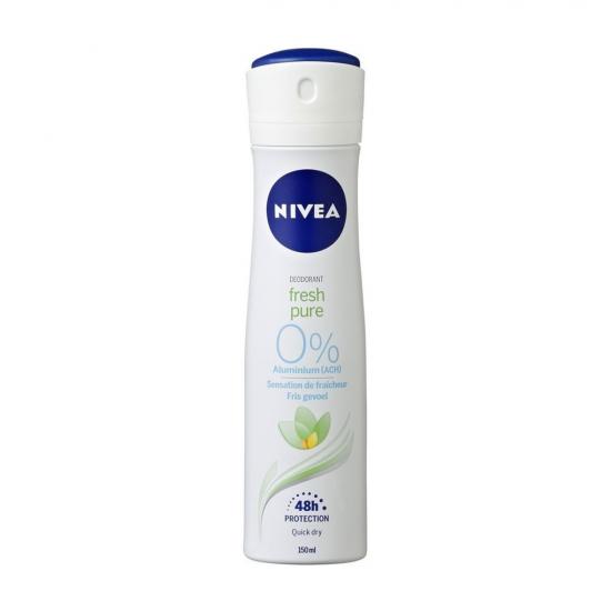 Nivea Pure u0026 Natural Action Jasmine Deodorant Spray