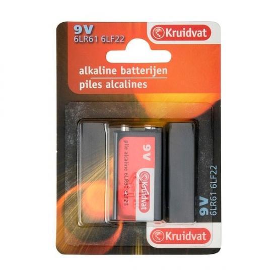 Kruidvat 9 Volt Alkaline Batterijen