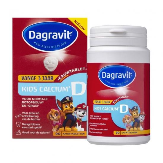 Dagravit Kids Calcium + D (3+) Kauwtabletten