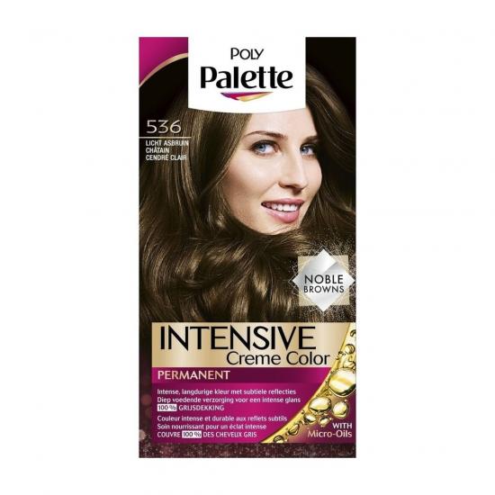 Poly Palette 536 Licht Asbruin Intensive Creme Color Haarkleuring