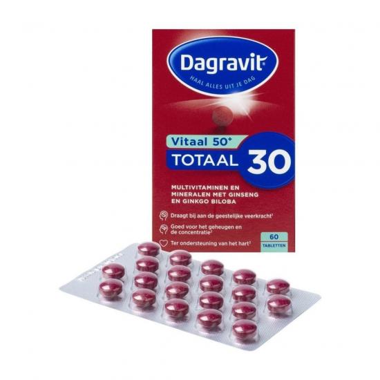 Dagravit Totaal 30 Vitaal 50+ Tabletten