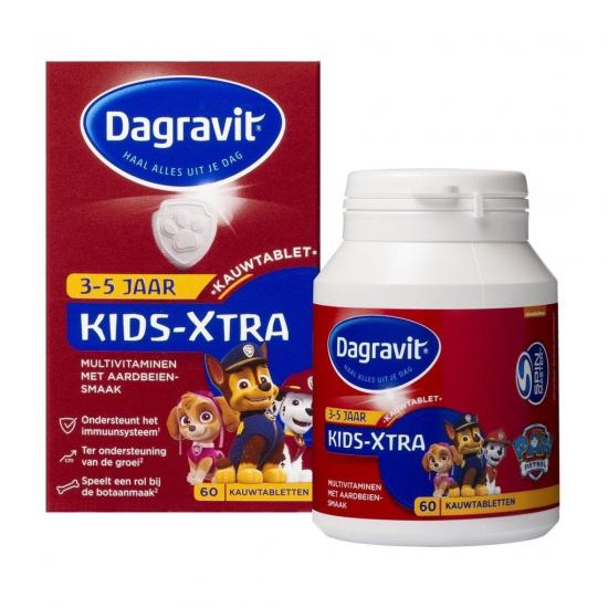 Dagravit Kids-Xtra 3-5 jaar Kauwtabletten