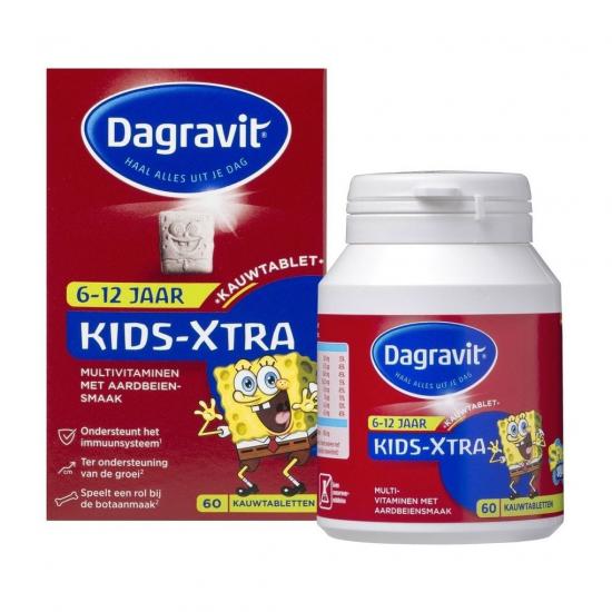 Dagravit Kids-Xtra 6-12 jaar Kauwtabletten