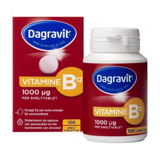 Dagravit Vitamine B12 1000 Mcg Smelttabletten