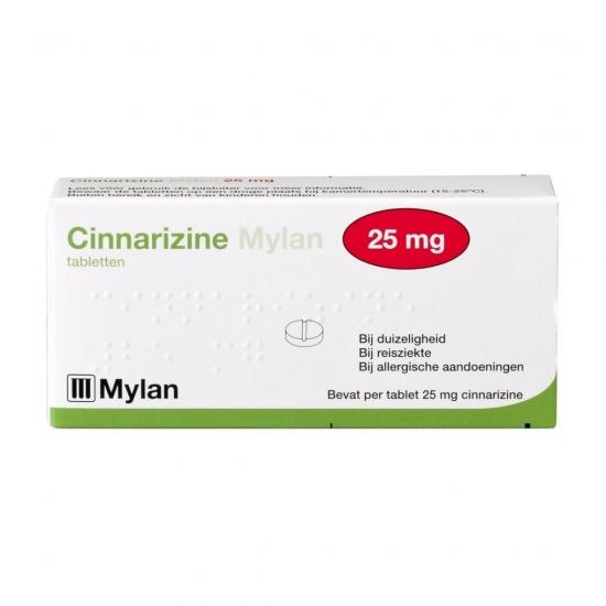 Cinnarizine Mylan 25mg Tabletten