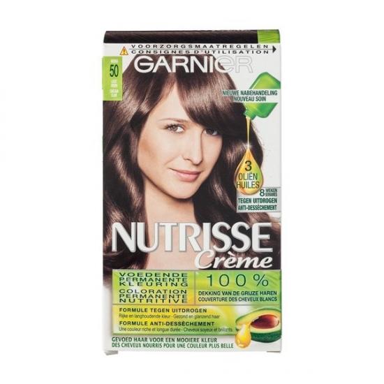 Garnier Nutrisse Crème 50 Lichtbruin Permanente Haarkleuring