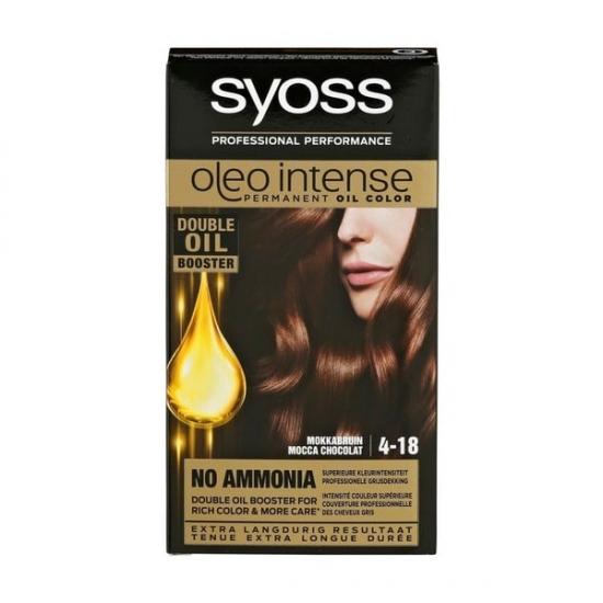 SYOSS Color Oleo Intense 4-18 Mokkabruin Permanente Haarverf