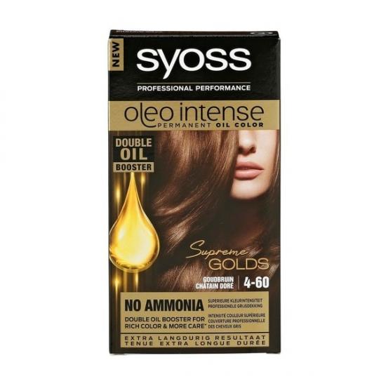 SYOSS Color Oleo Intense 4-60 Goudbruin Permanente Haarverf
