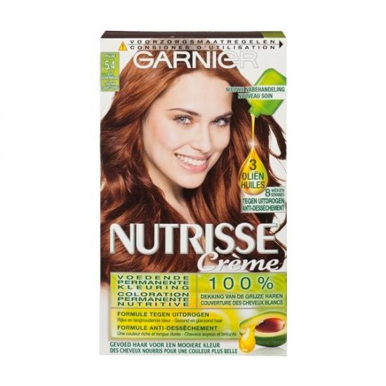 Garnier Nutrisse Crème 54 Licht Koperbruin Permanente Haarkleuring