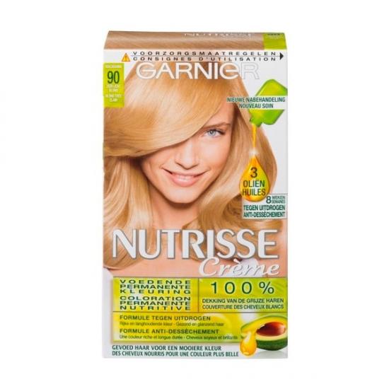 Garnier Nutrisse Crème 90 Zeer Lichtblond Permanente Haarkleuring