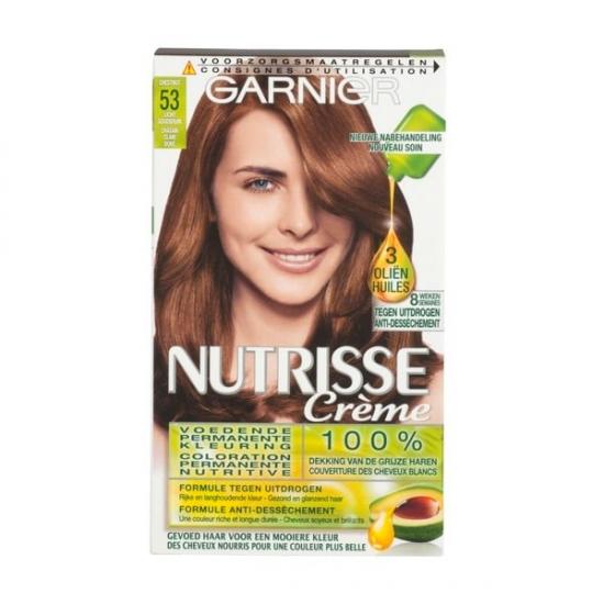 Garnier Nutrisse Crème 53 Licht Goudbruin Permanente Haarkleuring
