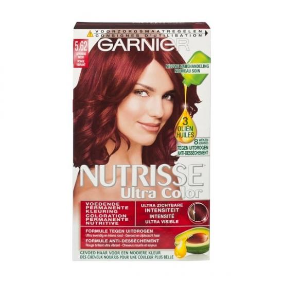 Garnier Nutrisse Ultra Color 5.62 Levendig Rood Permanente Haarkleuring