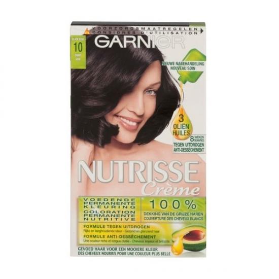 Garnier Nutrisse Crème 10 Zwart Permanente Haarkleuring