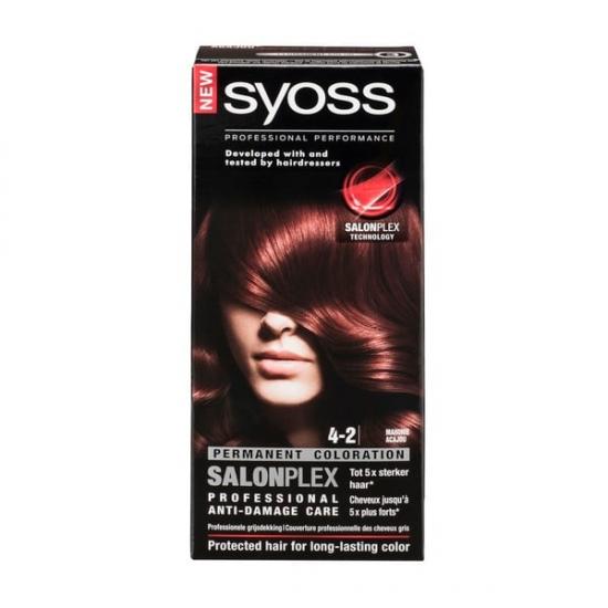 Syoss Salonplex 4-2 Mahonie Permanente Haarkleuring