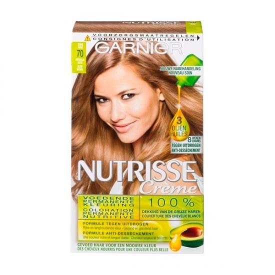 Garnier Nutrisse Crème 70 Donker Blond Permanente Haarkleuring