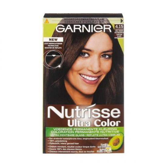 Garnier Nutrisse Ultra Color 4.15 Koel Kastanjebruin Permanente Haarkleuring