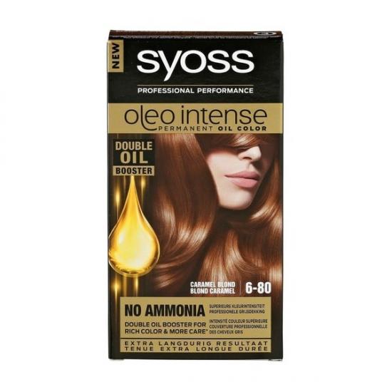 SYOSS Color Oleo Intense 6-80 Caramel Blond Permanente Haarverf
