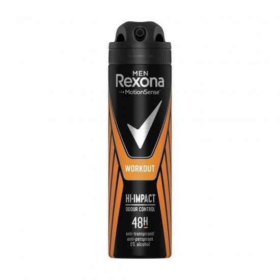 Rexona Workout Hi-Impact Odour Control Anti-transpirant Spra Rexona Workout Hi-Impact Odour Control Anti-transpirant Spra