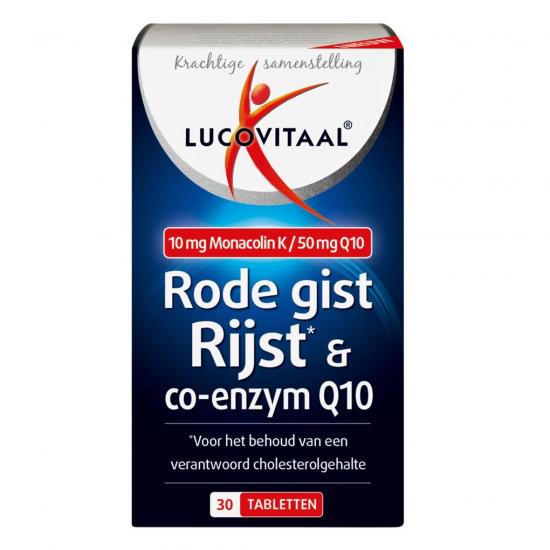 Lucovitaal Rode Gist Rijst u0026 Co-enzym Q10 Tabletten