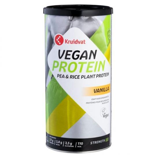 Kruidvat Vanilla Vegan Protein Shake 308g (Sportvoeding) Korta.nl