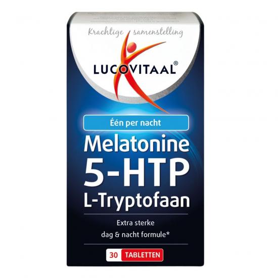 Lucovitaal Melatonine 5-HTTP L-Tryptofaan Tabletten
