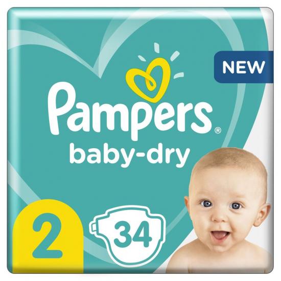 Pampers Baby-Dry Maat 2 Luiers