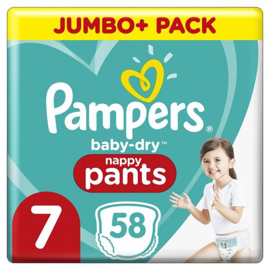 Pampers Baby-Dry Pants maat 7 Luierbroekjes