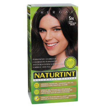 Naturtint Permanente Haarkleuring 5N Licht Kastanje Bruin