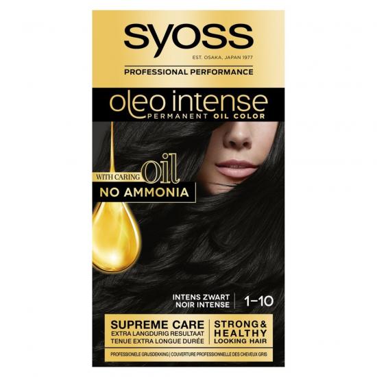 SYOSS Color Oleo Intense 1-10 Intens zwart Permanente Haarverf