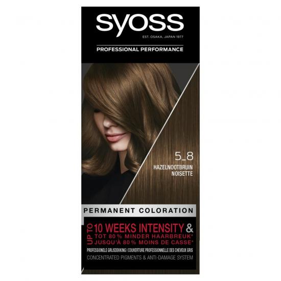 Syoss Salonplex 5-8 Hazelnootbruin Permanente Haarkleuring