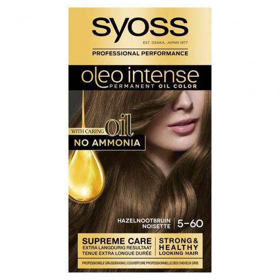 SYOSS Color Oleo Intense 5-60 Hazelnoot Praline Permanente Haarverf