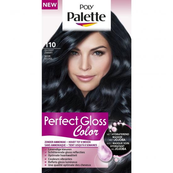 Schwarzkopf Poly Palette Perfect Gloss 110 Glossy Zwart Haarverf