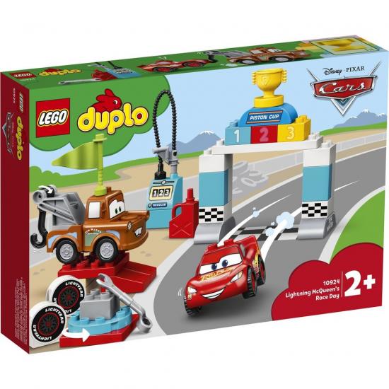 LEGO DUPLO 10924 Disney Pixar Cars Bliksem McQueenu0027s Racedag