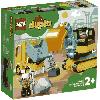 LEGO DUPLO 10931 Construction Truck u0026 Graafmachine met Rupsbanden