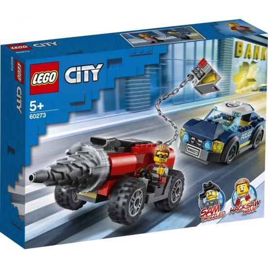 LEGO City 60273 Elite Politie Achtervolging Boorder